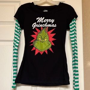 Women’s M long sleeved Grinch tee